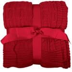Custom Cable Knit Blanket - 1