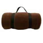 Custom Fleece Blanket w/Nylon Strap - 3
