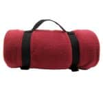 Custom Fleece Blanket w/Nylon Strap - 4
