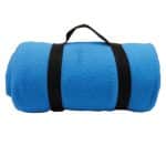 Custom Fleece Blanket w/Nylon Strap - 5