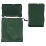 Custom Fleece Blanket/Pillow All-in-1 Travel Set w/Nylon Bag - 1