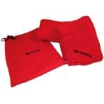 Custom Fleece Blanket/Pillow All-in-1 Travel Set w/Nylon Bag