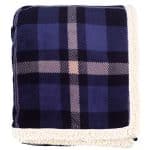 Custom Lambswool Microsherpa Plaid Throw Blanket - 2
