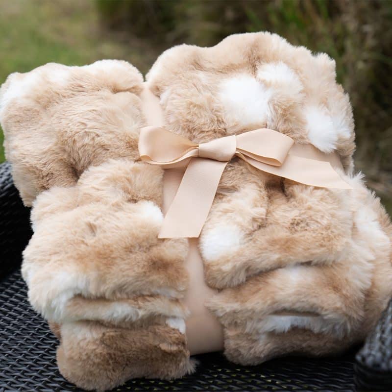 Custom Luxury Chenille Throw Blanket - 1